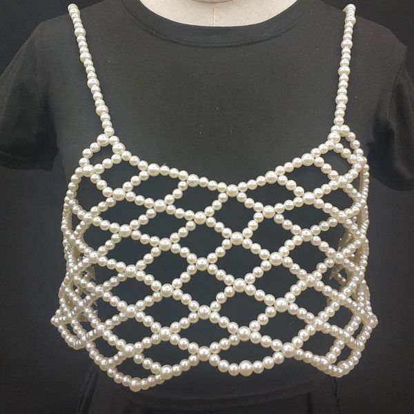chokers fshx fashion hollow out handmade pearl garment vest baroque luxury style design woman body chain jewelry, Golden;silver
chokers fshx fashion hollow out handmade pearl garment vest baroque luxury style design woman body chain jewelry, Golden;silver