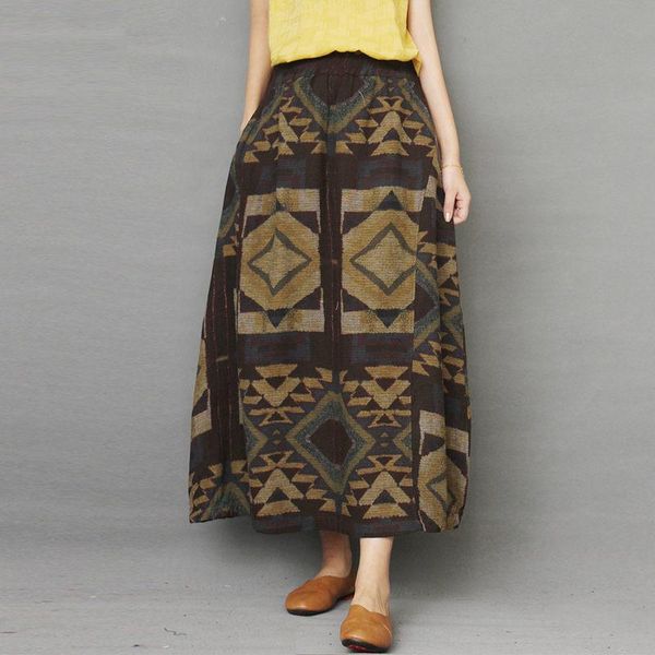 skirts retro ethnic style floral cotton and linen skirt 2021 spring autumn literary pocket a-line loose faldas mujer r332, Black
skirts retro ethnic style floral cotton and linen skirt 2021 spring autumn literary pocket a-line loose faldas mujer r332, Black