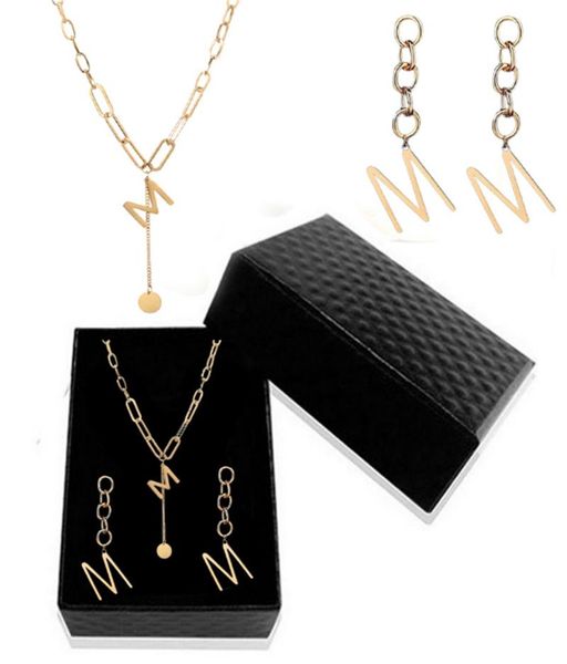 earrings & necklace 316l stainless steel stitching chain m tassel set hip hop ladies jewelry never fade, Silver
earrings & necklace 316l stainless steel stitching chain m tassel set hip hop ladies jewelry never fade, Silver