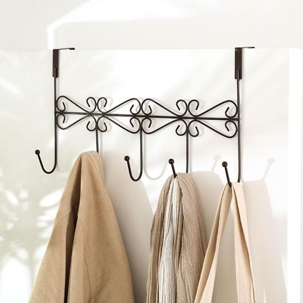 over the door 5 hooks home bathroom organizer rack clothes coat towel hanger stainless steel good load-bearing wrought & rails
over the door 5 hooks home bathroom organizer rack clothes coat towel hanger stainless steel good load-bearing wrought & rails