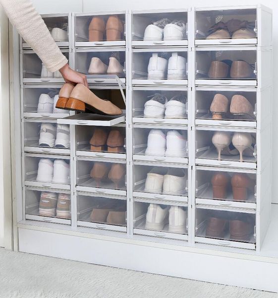 storage drawers shoes box small transparent drawer case plastic shoe boxes stackable organizer shoebox rack 3pcs/set
storage drawers shoes box small transparent drawer case plastic shoe boxes stackable organizer shoebox rack 3pcs/set