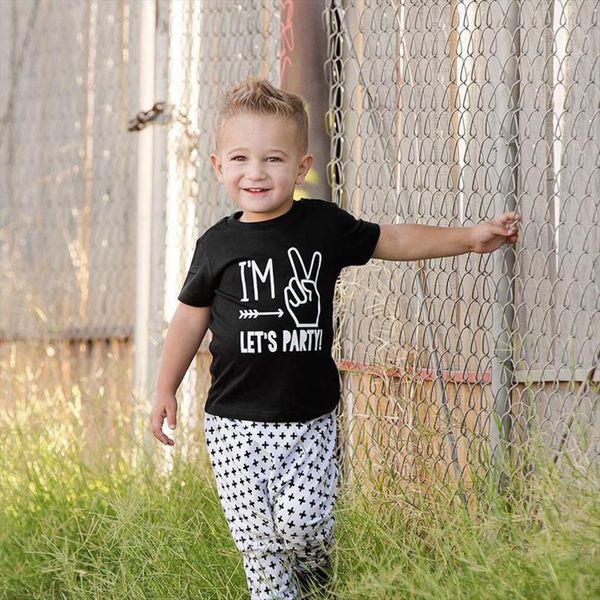 kids 2nd birthday im two lets party funny toddler boys girls t shirts short sleeve fashion children shirt, Blue
kids 2nd birthday im two lets party funny toddler boys girls t shirts short sleeve fashion children shirt, Blue
