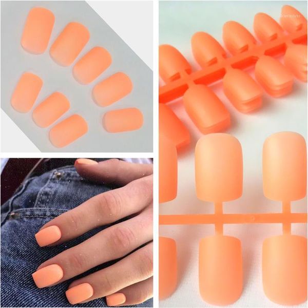 wholesale matte artificial false nails fluorescent orange short fake for design acrylic full cover tip salon manicure1, Red;gold
wholesale matte artificial false nails fluorescent orange short fake for design acrylic full cover tip salon manicure1, Red;gold