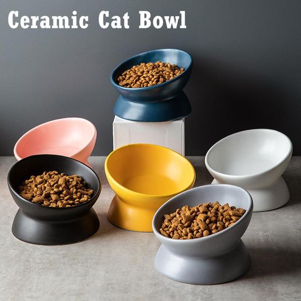 cat bowls & feeders ceramic bowl 45°neck protector kitten puppy feeder water for cats anti-overturning pet feeding cup
cat bowls & feeders ceramic bowl 45°neck protector kitten puppy feeder water for cats anti-overturning pet feeding cup