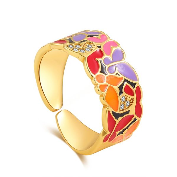 cute butterfly flower finger ring cz zircon colorful handmade open rings for women fashion jewelry gift, Silver
cute butterfly flower finger ring cz zircon colorful handmade open rings for women fashion jewelry gift, Silver