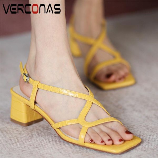 sandals verconas fashion concise women thick heels cross-tied summer casual 2021 arrival peep toe buckle shoes woman, Black
sandals verconas fashion concise women thick heels cross-tied summer casual 2021 arrival peep toe buckle shoes woman, Black