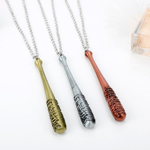 movie the necklace negan's bat lucille baseball shape pendant men metal jewelry chain accessories necklaces, Silver
movie the necklace negan's bat lucille baseball shape pendant men metal jewelry chain accessories necklaces, Silver