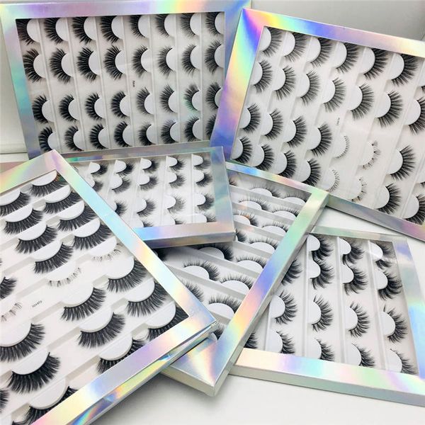 16 pairs faux 3d mink eyelashes handmade wispy fluffy wholesale natural fake full strip eye lashes with laser package
16 pairs faux 3d mink eyelashes handmade wispy fluffy wholesale natural fake full strip eye lashes with laser package