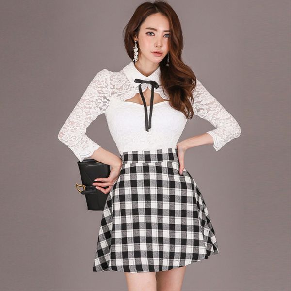 arrival fashion mini spring dress feminine sweet temperament white perspective lasso dress-up sewing, Black;gray
arrival fashion mini spring dress feminine sweet temperament white perspective lasso dress-up sewing, Black;gray
