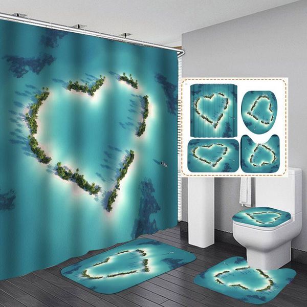 shower curtains valentine's day 3d digital printing curtain 4piece/set for home/el/party decoration bathroom products
shower curtains valentine's day 3d digital printing curtain 4piece/set for home/el/party decoration bathroom products