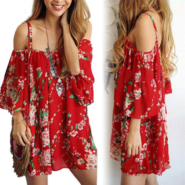 casual dresses women's printed v neck cold shoulder sling dress loose red vintage summer beach supply a66, Black;gray
casual dresses women's printed v neck cold shoulder sling dress loose red vintage summer beach supply a66, Black;gray