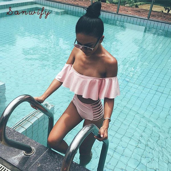 women's swimwear 2021 women strapless bikini set off shoulder swimsuit high waist cross straps hollow out bathing suit, White;black
women's swimwear 2021 women strapless bikini set off shoulder swimsuit high waist cross straps hollow out bathing suit, White;black