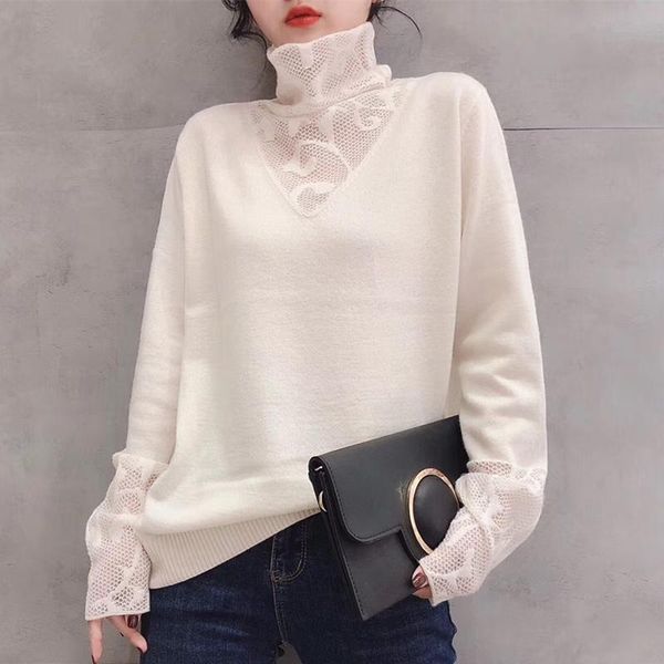women's sweaters slim turtelneck sweater korean style pullover casual long sleeve ropa mujer clothing db60my, White;black
women's sweaters slim turtelneck sweater korean style pullover casual long sleeve ropa mujer clothing db60my, White;black
