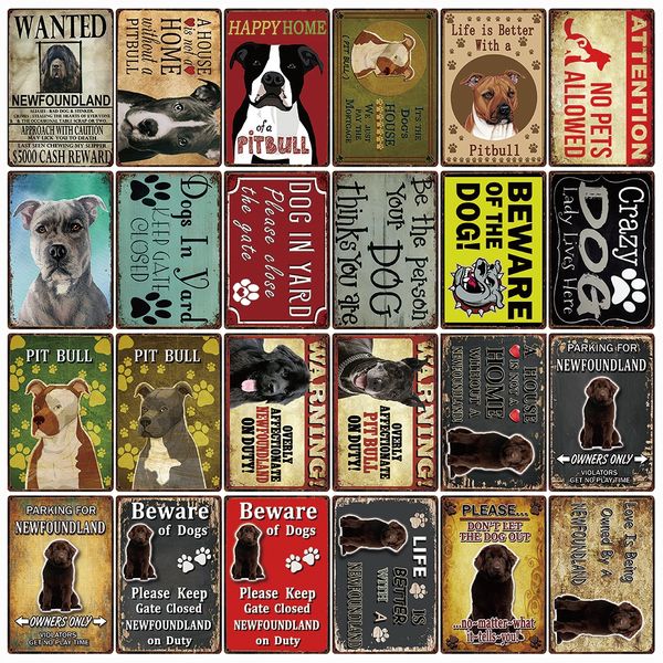 pets warning dogs rules with newfoundland pit bull metal sign home decor bar wall art painting 20*30 cm size dg-32
pets warning dogs rules with newfoundland pit bull metal sign home decor bar wall art painting 20*30 cm size dg-32