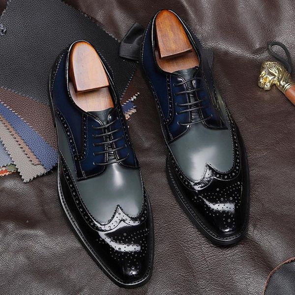 dress shoes red mens formal genuine leather oxford for men dressing wedding men's brogues office lace up male zapatos, Black
dress shoes red mens formal genuine leather oxford for men dressing wedding men's brogues office lace up male zapatos, Black