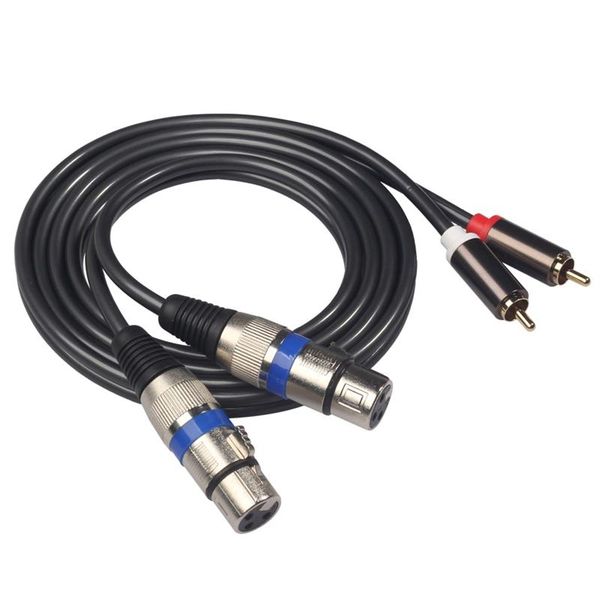 audio cables & connectors hifi cable 2 rca male to xlr 3 pin female mixing console dual shileded 1.5m
audio cables & connectors hifi cable 2 rca male to xlr 3 pin female mixing console dual shileded 1.5m