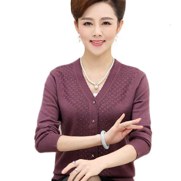 women's knits & tees middle aged women sweater cardigan fashion autumn winter long sleeve loose knitted female sweaters coat j4d6, White
women's knits & tees middle aged women sweater cardigan fashion autumn winter long sleeve loose knitted female sweaters coat j4d6, White