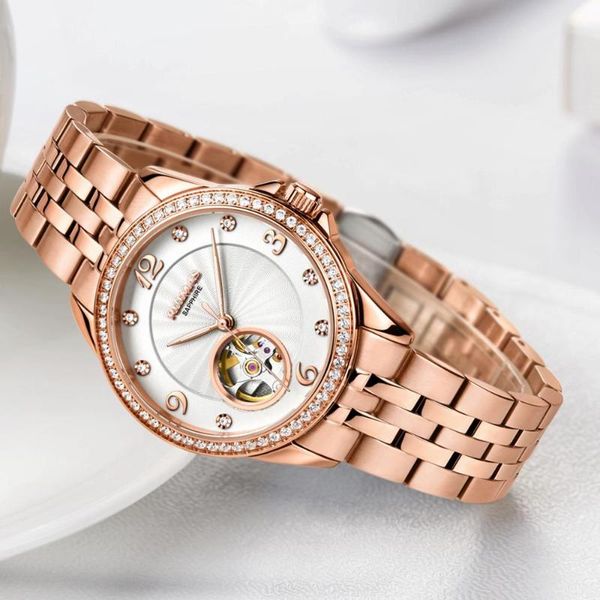 wristwatches automatic mechanical watch ladies female simple temperament fashion net red 2021 6733, Slivery;brown
wristwatches automatic mechanical watch ladies female simple temperament fashion net red 2021 6733, Slivery;brown