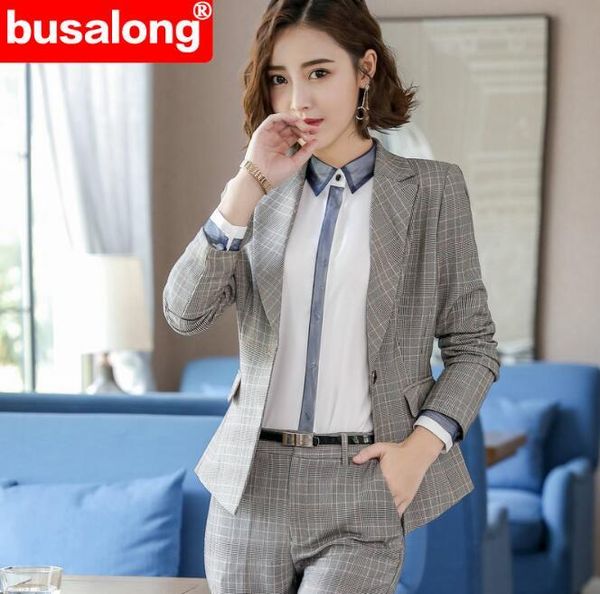 women's suits & blazers 2021 plus size business pant set formal women ol elegant plaid 2 piece sets interview uniform jackets, White;black
women's suits & blazers 2021 plus size business pant set formal women ol elegant plaid 2 piece sets interview uniform jackets, White;black