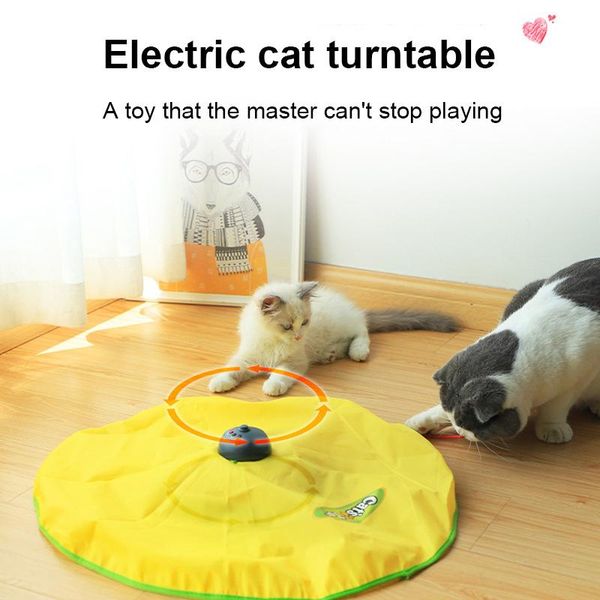 cat toys electronic pet toy smart automatic funny exercise electric rotating kitten turntable interactive
cat toys electronic pet toy smart automatic funny exercise electric rotating kitten turntable interactive