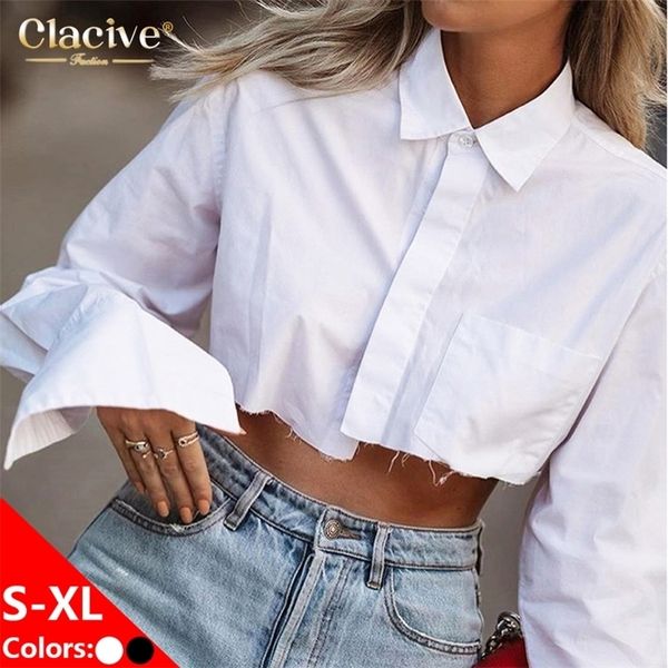 clacive fashion long sleeve women short shirt casual loose turn down collar lady blouses elegant white office work shirt female 210317
clacive fashion long sleeve women short shirt casual loose turn down collar lady blouses elegant white office work shirt female 210317