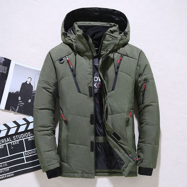 mens white duck down thick hooded parka, warm casual coat, thermal, puffer jacketharajukuwinter jacket, Black
mens white duck down thick hooded parka, warm casual coat, thermal, puffer jacketharajukuwinter jacket, Black