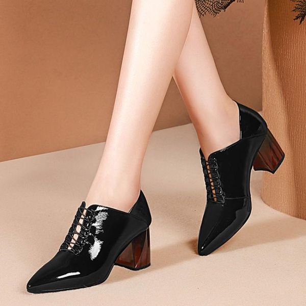 dress shoes dilalula 2021 luxury genuine patent cow leather pumps women autumn spring high square heels ladies office size 42, Black
dress shoes dilalula 2021 luxury genuine patent cow leather pumps women autumn spring high square heels ladies office size 42, Black