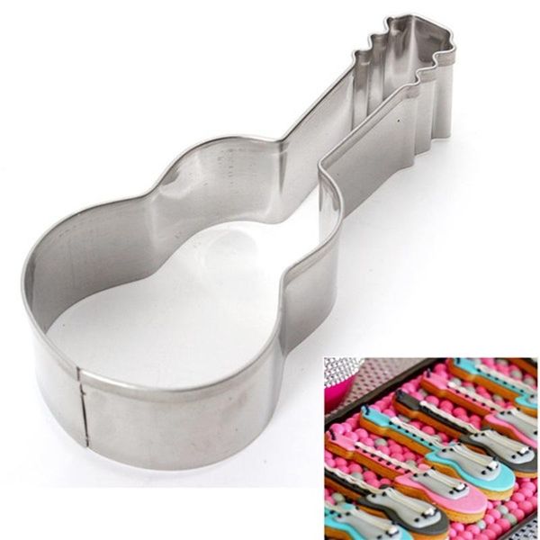 baking & pastry tools diy kithen decor mold stainless steel guitar cookie cutter fondant sugarcraft cake cutting mould
baking & pastry tools diy kithen decor mold stainless steel guitar cookie cutter fondant sugarcraft cake cutting mould