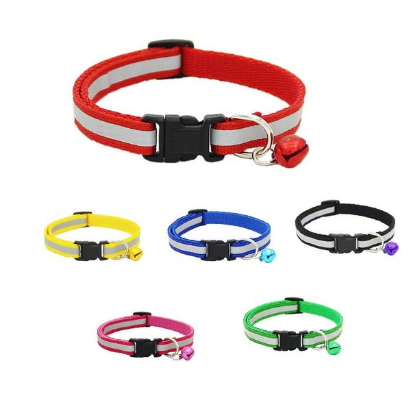 adjustable reflective pet collar safety release buckle with bell for cat dog collars & leashes
adjustable reflective pet collar safety release buckle with bell for cat dog collars & leashes