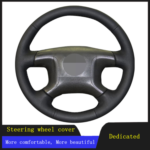 steering wheel covers diy car cover black hand-stitched non-slip breathable artificial leather for mitsubishi pajero 2004-2010
steering wheel covers diy car cover black hand-stitched non-slip breathable artificial leather for mitsubishi pajero 2004-2010
