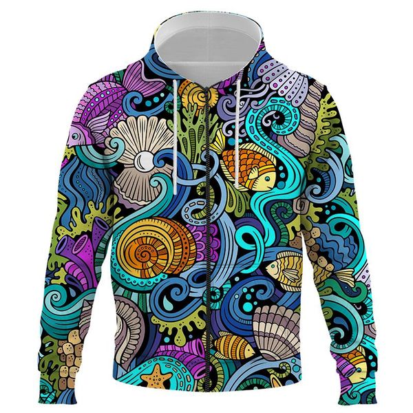 men's hoodies & sweatshirts underwater world printed zipper harajuku casual long sleeve pullover loose print streetwear for men clothin, Black
men's hoodies & sweatshirts underwater world printed zipper harajuku casual long sleeve pullover loose print streetwear for men clothin, Black