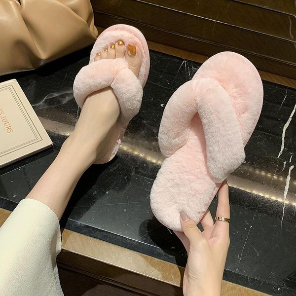 slippers winter autumn flip-flops women fashion plush lined outdoor anti-slip open toe casual shoes solid warm cotton, Black
slippers winter autumn flip-flops women fashion plush lined outdoor anti-slip open toe casual shoes solid warm cotton, Black
