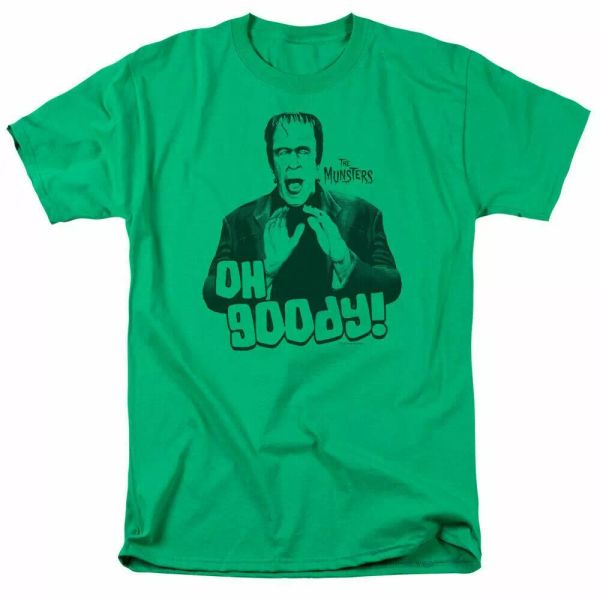the munsters oh goody t shirt mens licensed classic tv herman kelly green, White;black
the munsters oh goody t shirt mens licensed classic tv herman kelly green, White;black