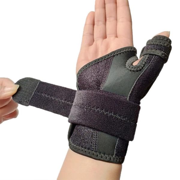 thumb bracer men women black wrist support hand useful solid brace fracture carpal tunnel belt sports band sprains adjustable, Black;red
thumb bracer men women black wrist support hand useful solid brace fracture carpal tunnel belt sports band sprains adjustable, Black;red