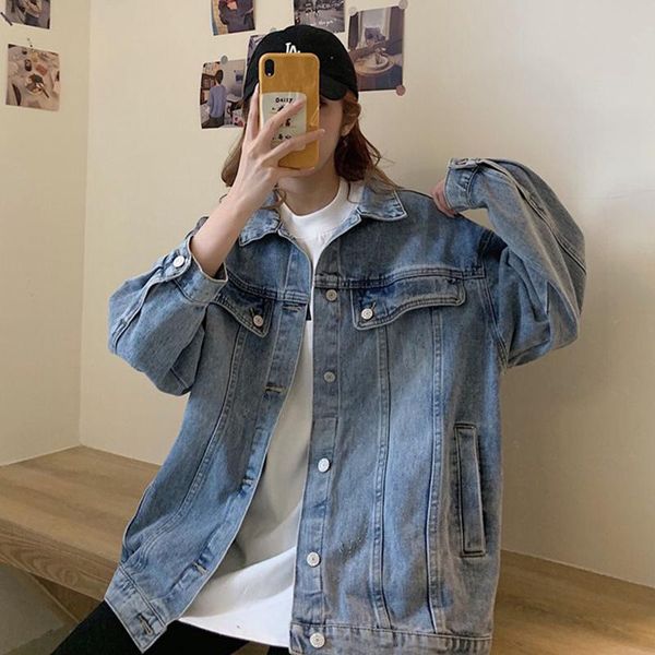 autumn streetwear casual loose oversize denim women cowboy jeans coats outerwear bomber jacket plus size women's jackets, Black;brown
autumn streetwear casual loose oversize denim women cowboy jeans coats outerwear bomber jacket plus size women's jackets, Black;brown