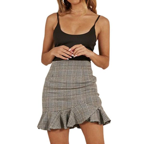 skirts women elegant ruffles women's slim bodycon high waist mini skirt woman casual short ladies plaid, Black
skirts women elegant ruffles women's slim bodycon high waist mini skirt woman casual short ladies plaid, Black