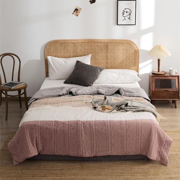 good-looking hand crochet plaid quilt contrast color twist knitted texture home decoration bedding set comforter blankets comforters & sets
good-looking hand crochet plaid quilt contrast color twist knitted texture home decoration bedding set comforter blankets comforters & sets