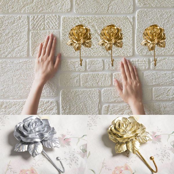 embossed wall hanging rose flower hook bathroom towel hat coat door handbag gold and silver 1pcs hooks & rails
embossed wall hanging rose flower hook bathroom towel hat coat door handbag gold and silver 1pcs hooks & rails