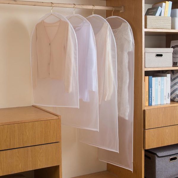 clothing & wardrobe storage 5 pcs clothes dust cover transparent bag peva moisture-proof hanging for coat 120cm
clothing & wardrobe storage 5 pcs clothes dust cover transparent bag peva moisture-proof hanging for coat 120cm