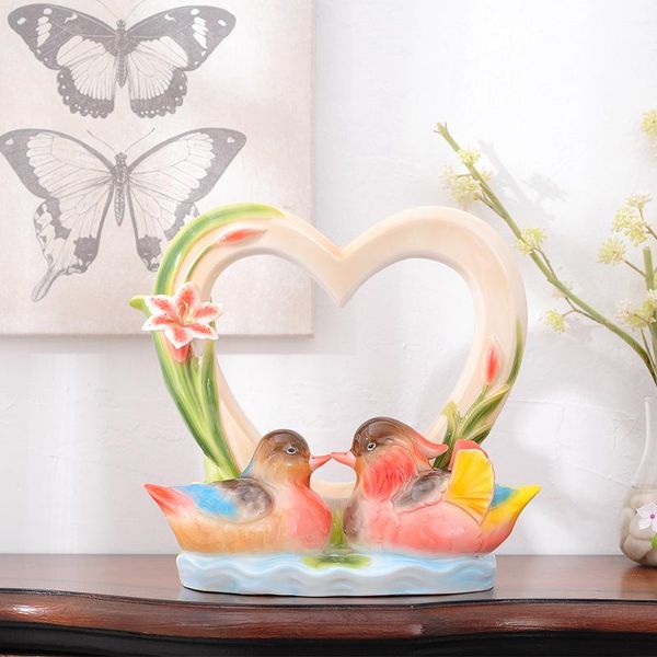decorative objects & figurines enamel porcelain heart - shaped decoration lucky mandarin duck purely hand-painted decorations
decorative objects & figurines enamel porcelain heart - shaped decoration lucky mandarin duck purely hand-painted decorations