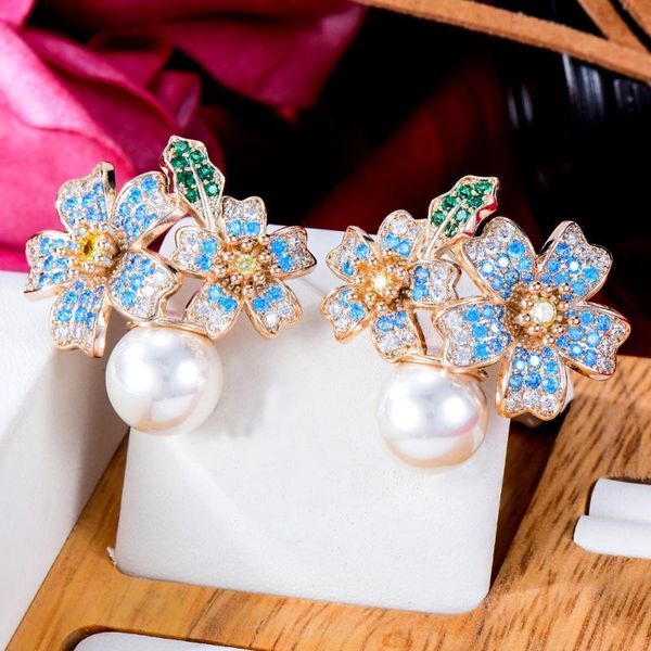 dangle & chandelier godki trendy simulated pearl flowers earring for women wedding party dubai bridal jewelry boucle d'oreille femme, Silver
dangle & chandelier godki trendy simulated pearl flowers earring for women wedding party dubai bridal jewelry boucle d'oreille femme, Silver