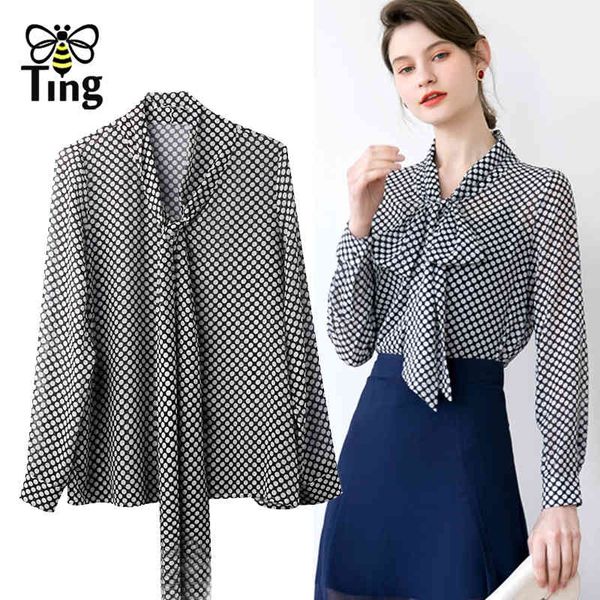 vintage elegant polka dot print women casual blouses bow button up female shirts office work blusas streetwear moda 210513, White
vintage elegant polka dot print women casual blouses bow button up female shirts office work blusas streetwear moda 210513, White