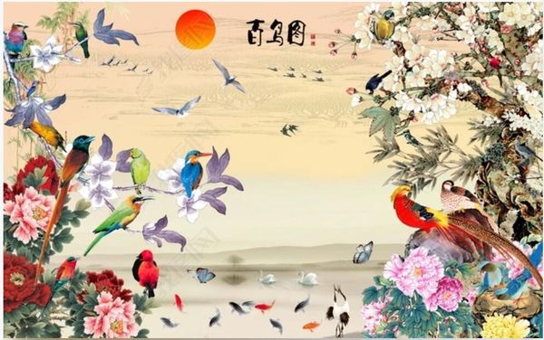 wallpapers po wallpaper 3d custom mural chinese painting of flowers and birds home decor in the living room for walls rolls
wallpapers po wallpaper 3d custom mural chinese painting of flowers and birds home decor in the living room for walls rolls