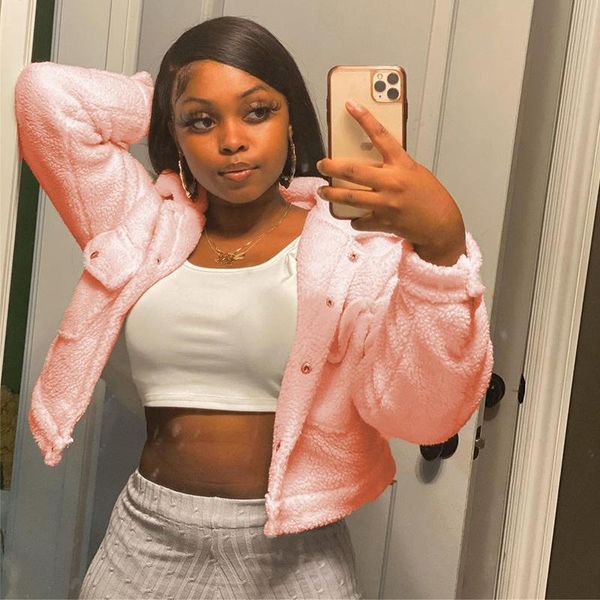 women's jackets tnnaoff keep warm wool jacket for women winter clothes long sleeve button crop fashion harajuku streetwear elegant, Black;brown
women's jackets tnnaoff keep warm wool jacket for women winter clothes long sleeve button crop fashion harajuku streetwear elegant, Black;brown