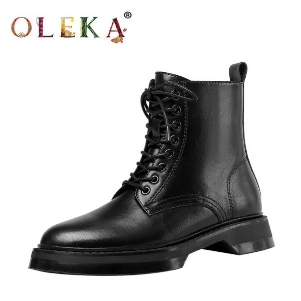 boots oleka leather mid-calf winter ladies square heel rome round toe leisure style motorcycle as776, Black
boots oleka leather mid-calf winter ladies square heel rome round toe leisure style motorcycle as776, Black
