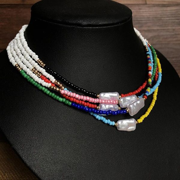 1pc fashion bohemian style bead necklace ethnic boho beaded choker clavicle jewelry accessories for beach party chains, Silver
1pc fashion bohemian style bead necklace ethnic boho beaded choker clavicle jewelry accessories for beach party chains, Silver