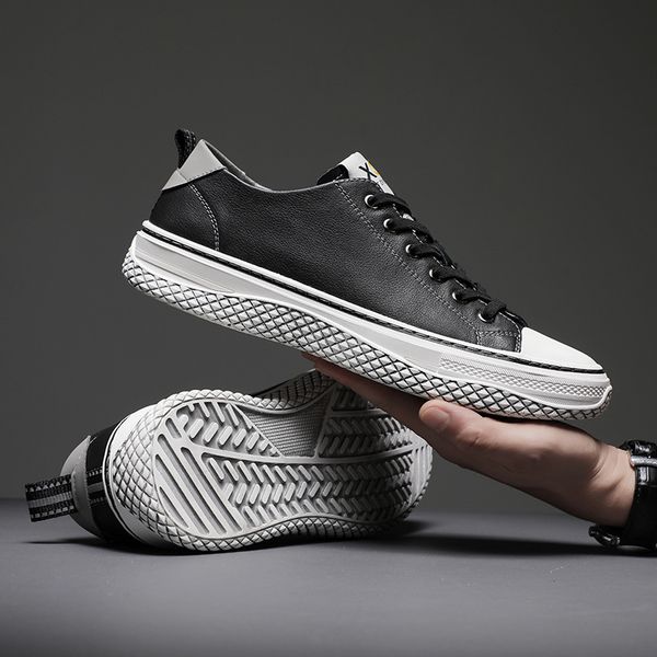 2021 autumn shoes british trend leather casual men's thick soled busins drs men, Black
2021 autumn shoes british trend leather casual men's thick soled busins drs men, Black