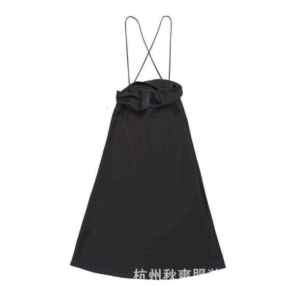 women's 2021 skirt summer design fashion pure color temperament children, Black;gray
women's 2021 skirt summer design fashion pure color temperament children, Black;gray