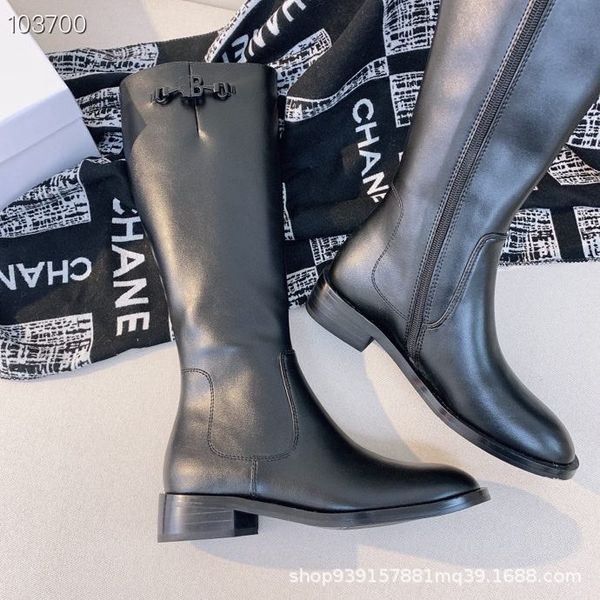 parent tube boots autumn winter new thick heel round head knight side zipper below knee high women's fashion outlets, Black
parent tube boots autumn winter new thick heel round head knight side zipper below knee high women's fashion outlets, Black