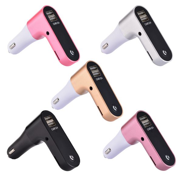 e4 car bluetooth fm transmitter adapter with usb charger audio player mp3 handsupport tf cards for universal cellphone
e4 car bluetooth fm transmitter adapter with usb charger audio player mp3 handsupport tf cards for universal cellphone